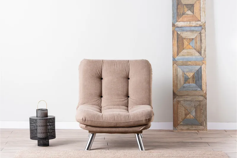 Janiece Lenestol - Brun - Møbler - Stoler - Lenestoler - Sengestol