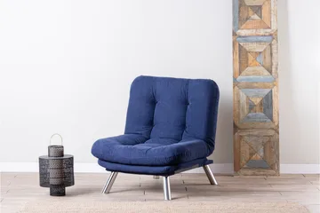 Janiece Lenestol - Marineblå - Møbler - Stoler - Lenestoler