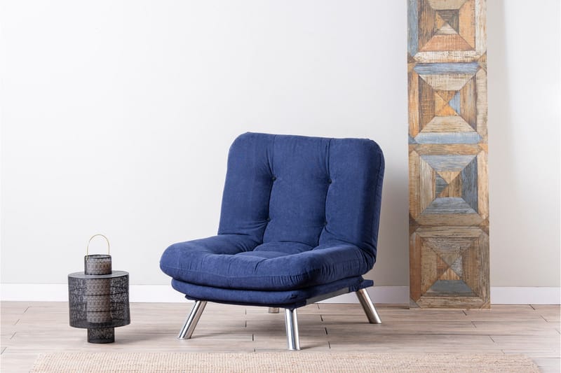 Janiece Lenestol - Marineblå - Møbler - Stoler - Lenestoler