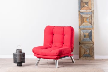 Janiece Lenestol - Rød - Møbler - Stoler - Lenestoler - Lenestol uten armlene