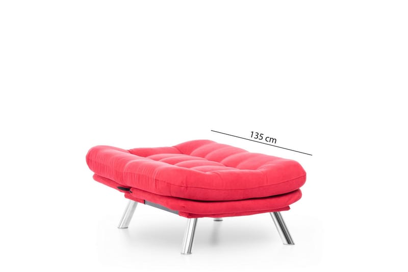 Janiece Lenestol - Rød - Møbler - Stoler - Lenestoler - Sengestol