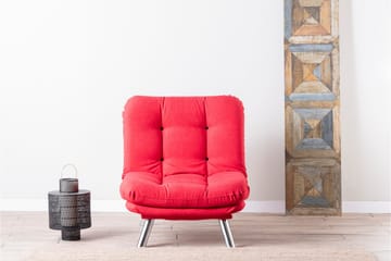 Janiece Lenestol - Rød - Møbler - Stoler - Lenestoler - Lenestol uten armlene