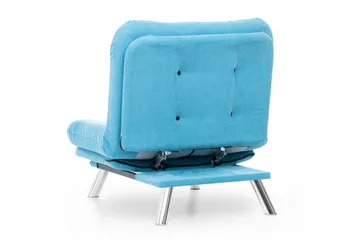 Janiece Lenestol - Turkis - Møbler - Stoler - Lenestoler - Lenestol uten armlene