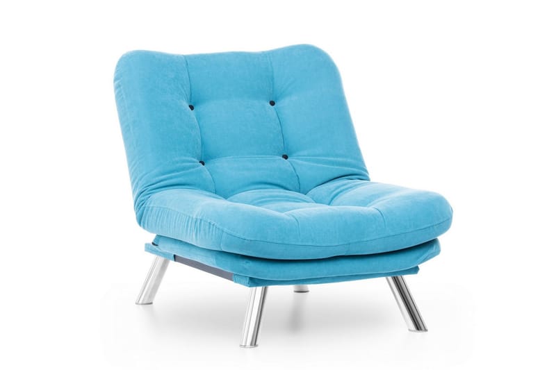 Janiece Lenestol - Turkis - Møbler - Stoler - Lenestoler - Sengestol