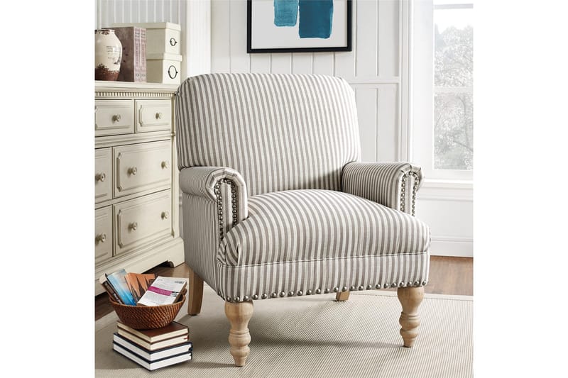 Jaya Lenestol Beige - Dorel Home - Møbler - Stoler - Lenestoler
