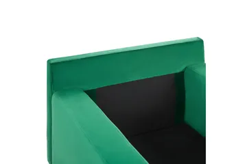 Juklund Sjeselong 88 cm - Svart/Grønn - Møbler - Stoler - Lenestoler - Liggestol