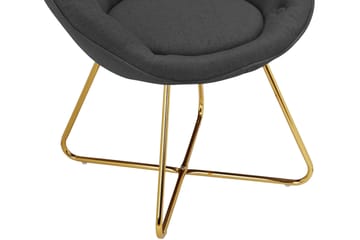 Junpeyah Loungelenestol - Antrasitt - Møbler - Stoler - Lenestoler