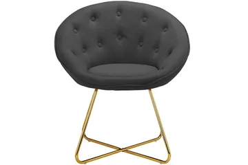 Junpeyah Loungelenestol - Antrasitt - Møbler - Stoler - Lenestoler