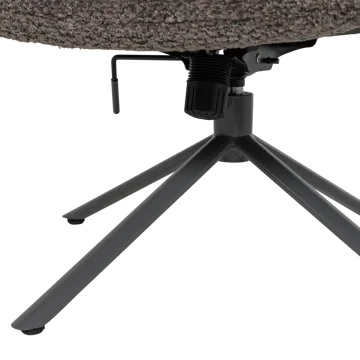 Justerbar snurrestol Soren - Brun - Møbler - Stoler - Lenestoler - Lenestol uten armlene