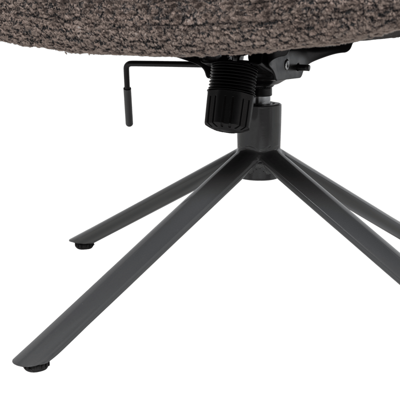 Justerbar snurrestol Soren - Brun - Møbler - Stoler - Lenestoler - Lenestol uten armlene