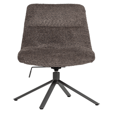 Justerbar snurrestol Soren - Brun - Møbler - Stoler - Lenestoler