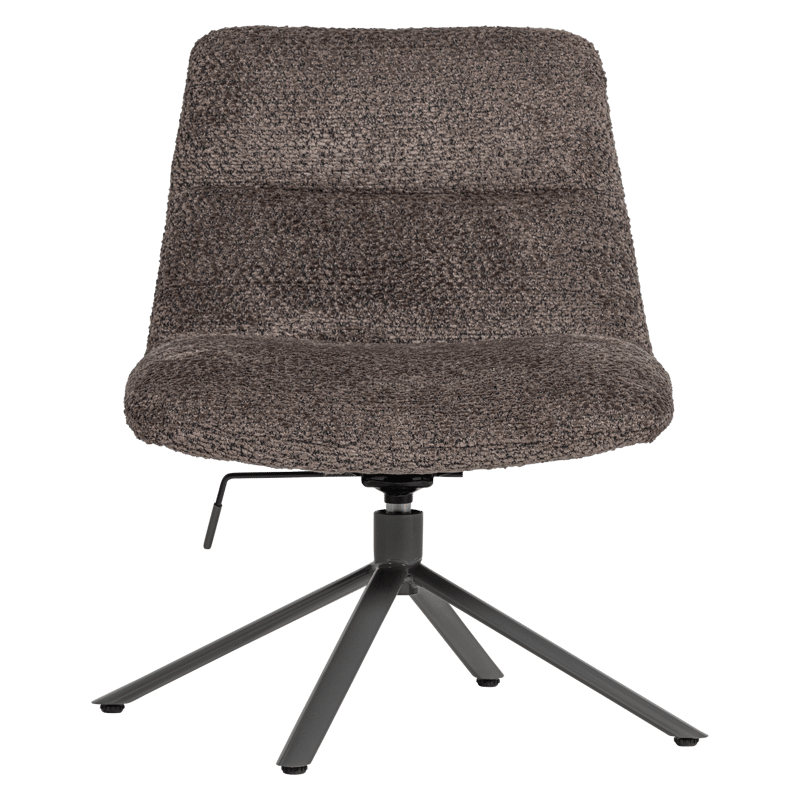 Justerbar snurrestol Soren - Brun - Møbler - Stoler - Lenestoler - Lenestol uten armlene