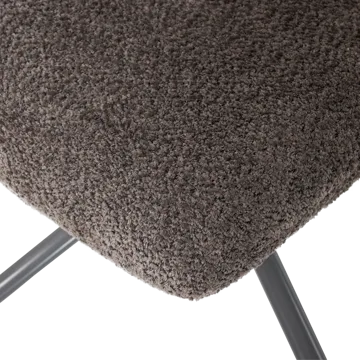 Justerbar snurrestol Soren - Brun - Møbler - Stoler - Lenestoler - Lenestol uten armlene