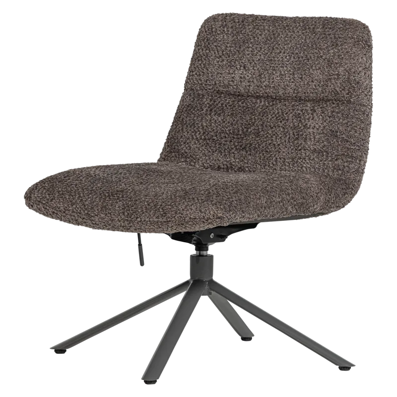 Justerbar snurrestol Soren, Brun