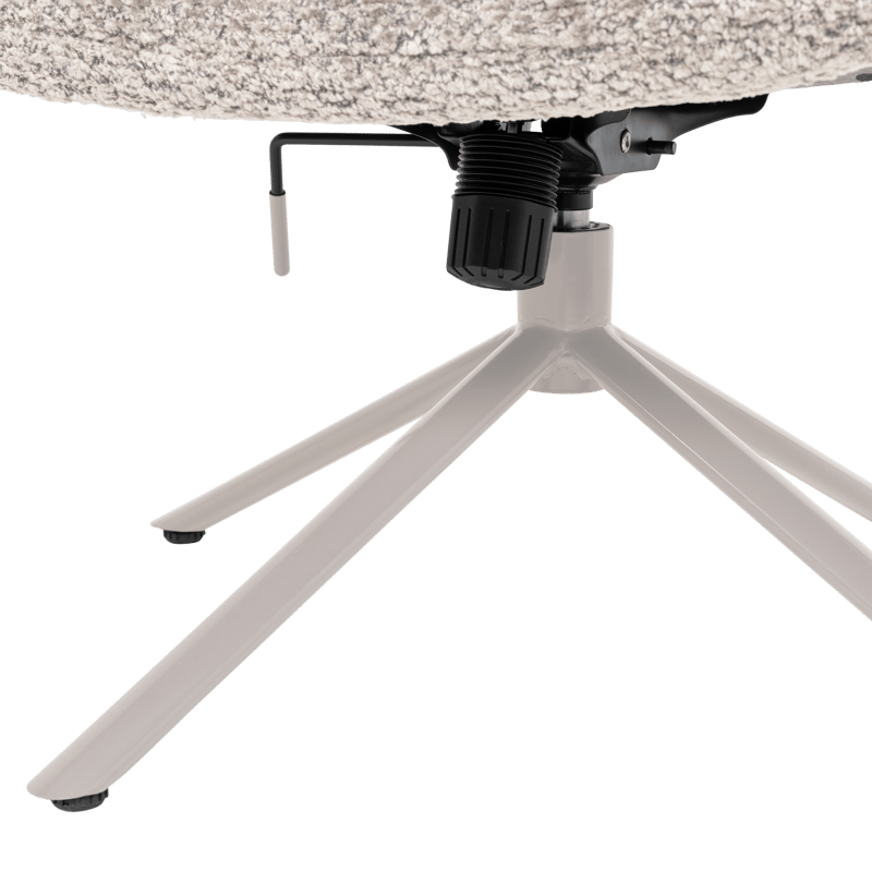 Justerbar snurrestol Soren - Grå - Møbler - Stoler - Lenestoler