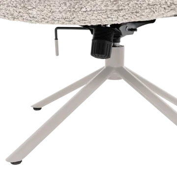 Justerbar snurrestol Soren - Grå - Møbler - Stoler - Lenestoler - Lenestol uten armlene