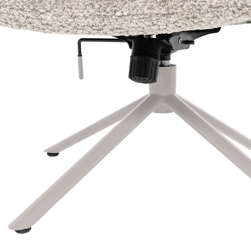 Justerbar snurrestol Soren - Grå - Møbler - Stoler - Lenestoler - Lenestol uten armlene