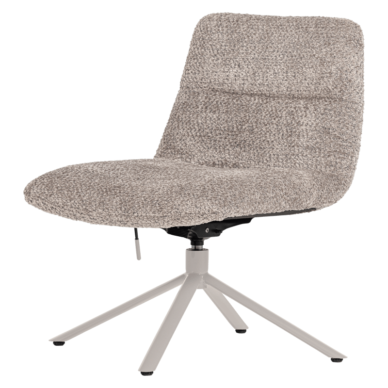 Justerbar snurrestol Soren, Grå