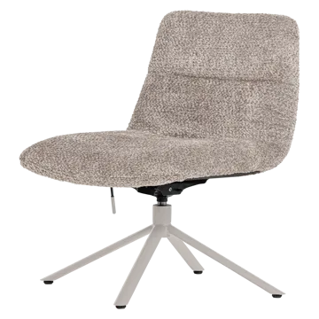 Justerbar snurrestol Soren - Grå - Møbler - Stoler - Lenestoler - Lenestol uten armlene