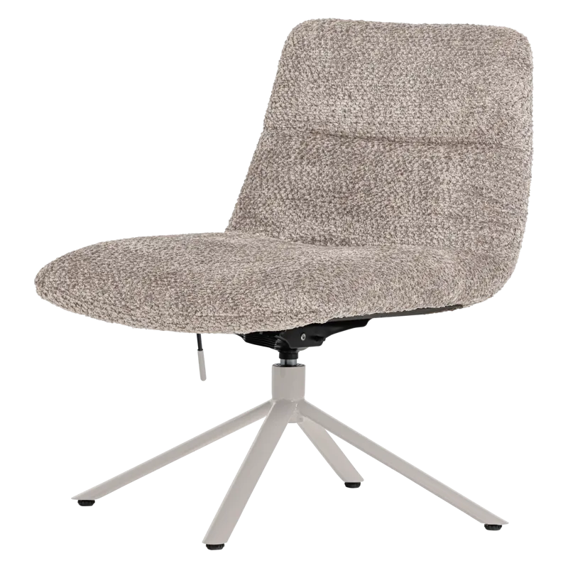 Justerbar snurrestol Soren, Grå