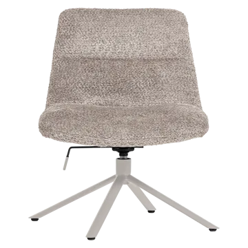 Justerbar snurrestol Soren - Grå - Møbler - Stoler - Lenestoler