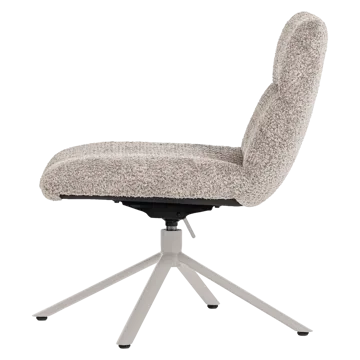 Justerbar snurrestol Soren - Grå - Møbler - Stoler - Lenestoler - Lenestol uten armlene