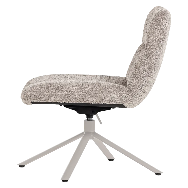 Justerbar snurrestol Soren - Grå - Møbler - Stoler - Lenestoler - Lenestol uten armlene