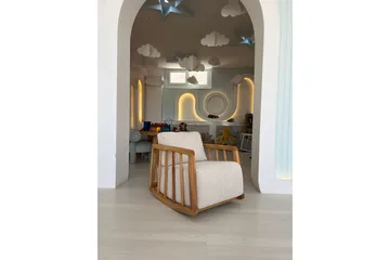 Kidi Lenestol - Hvit - Møbler - Stoler - Lenestoler