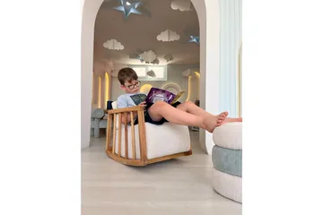 Kidi Lenestol - Hvit - Møbler - Stoler - Lenestoler