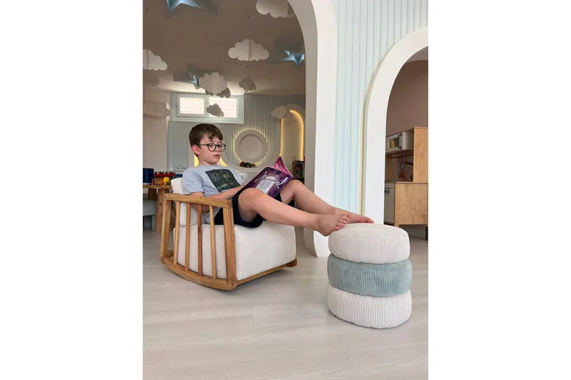 Kidi Lenestol - Hvit - Møbler - Stoler - Lenestoler