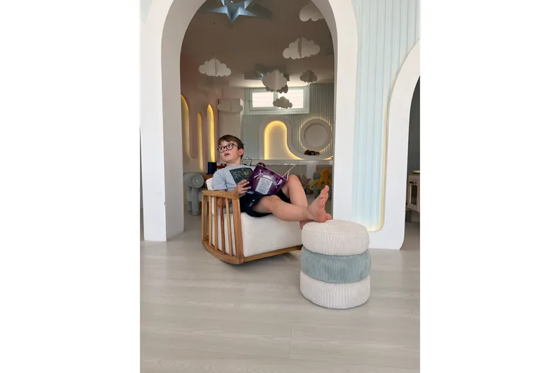 Kidi Lenestol - Hvit - Møbler - Stoler - Lenestoler