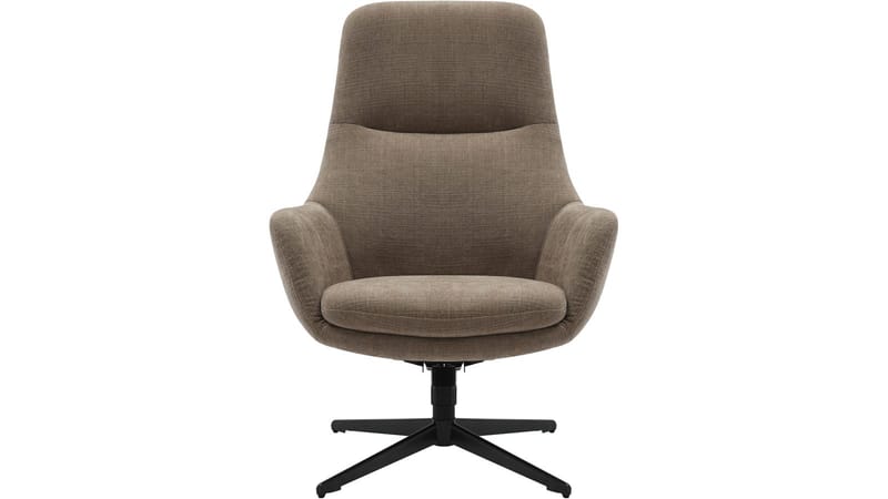 Kiresto lenestol med fotskammel, svingfunksjon - Grå - Møbler - Stoler - Lenestoler - Recliner