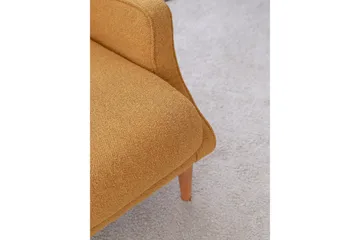 Klam Lenestol - Sennep - Møbler - Stoler - Lenestoler