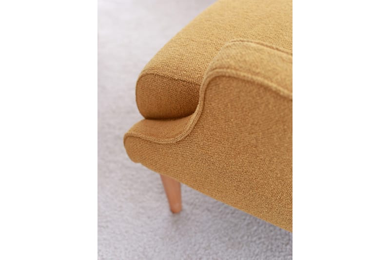 Klam Lenestol - Sennep - Møbler - Stoler - Lenestoler