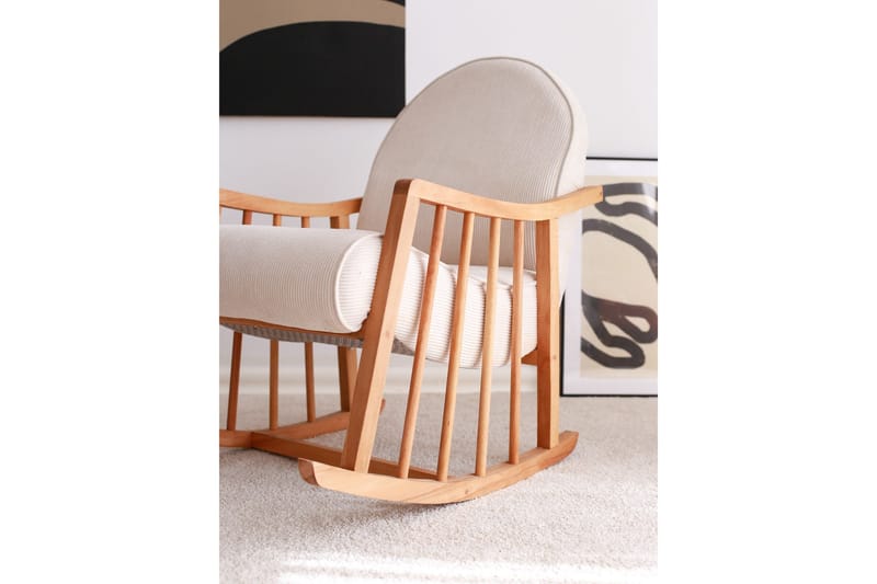 Klea Lenestol - Hvit - Møbler - Barnemøbler - Barnestol - Gynestol barn