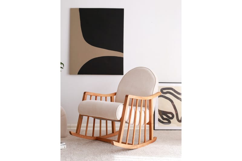 Klea Lenestol - Hvit - Møbler - Barnemøbler - Barnestol - Gynestol barn