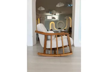 Kleamini Lenestol - Hvit - Møbler - Stoler - Lenestoler