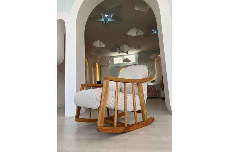 Kleamini Lenestol - Hvit - Møbler - Stoler - Lenestoler