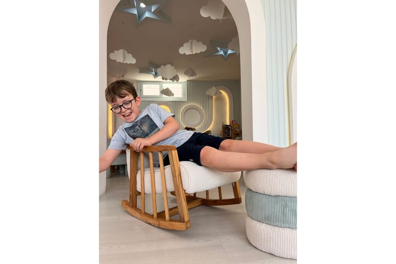 Kleamini Lenestol - Hvit - Møbler - Stoler - Lenestoler