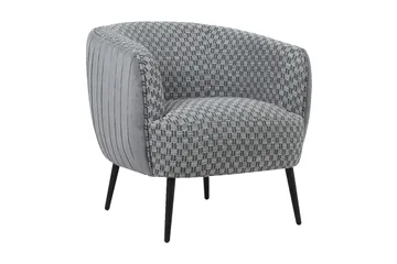 Accent Lenestol Grå - Møbler - Stoler - Lenestoler - Klubblenestol