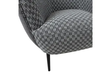 Accent Lenestol Grå - Møbler - Stoler - Lenestoler - Klubblenestol