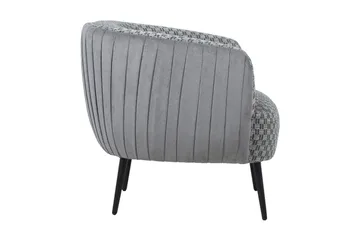 Accent Lenestol Grå - Møbler - Stoler - Lenestoler - Klubblenestol