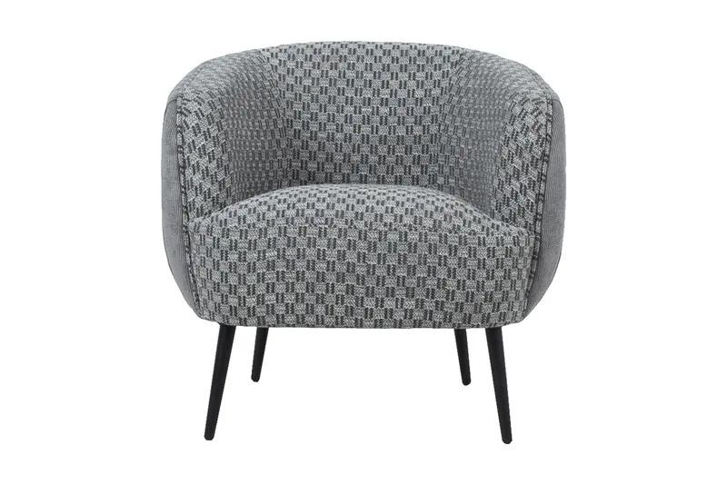 Accent Lenestol Grå - Møbler - Stoler - Lenestoler - Klubblenestol
