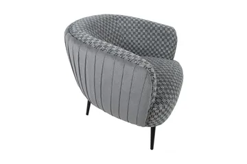 Accent Lenestol Grå - Møbler - Stoler - Lenestoler - Klubblenestol