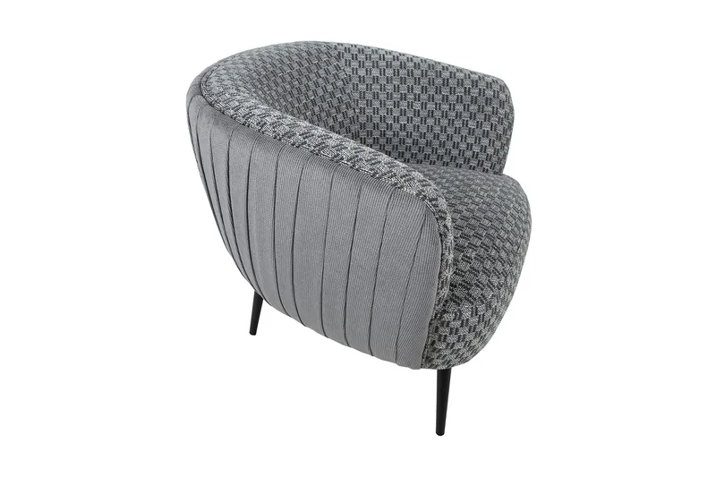 Accent Lenestol Grå - Møbler - Stoler - Lenestoler - Klubblenestol