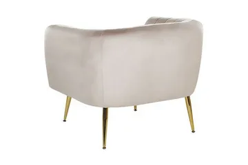 Amania Lenestol - Fløyel/Grå - Møbler - Stoler - Lenestoler