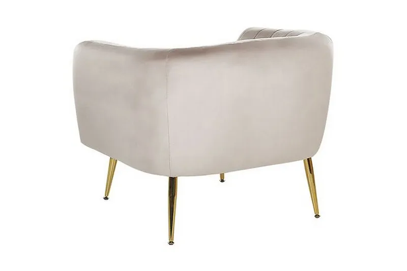 Amania Lenestol - Fløyel/Grå - Møbler - Stoler - Lenestoler