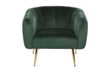 Amania Lenestol - Fløyel/Grønn - Møbler - Stoler - Lenestoler - Klubblenestol