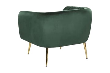 Amania Lenestol - Fløyel/Grønn - Møbler - Stoler - Lenestoler - Klubblenestol