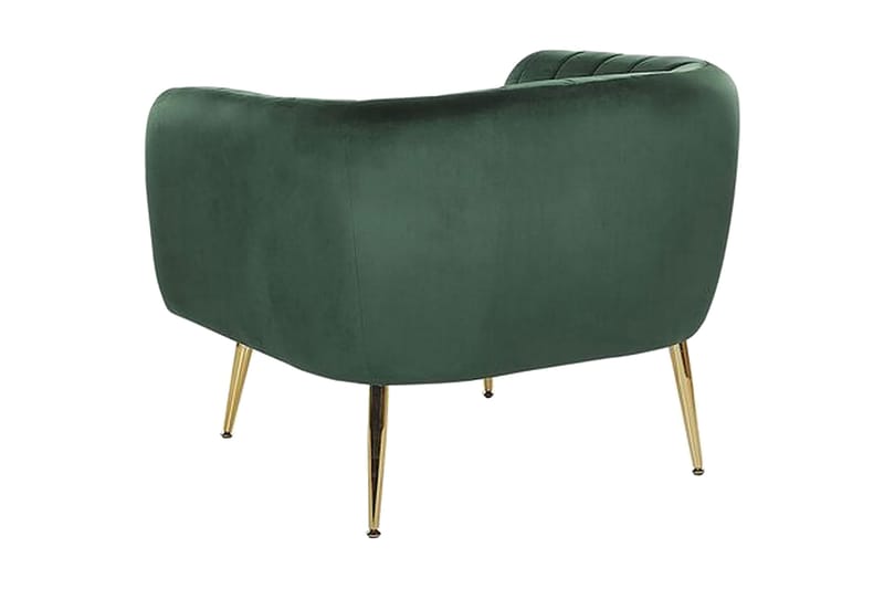 Amania Lenestol - Fløyel/Grønn - Møbler - Stoler - Lenestoler - Klubblenestol
